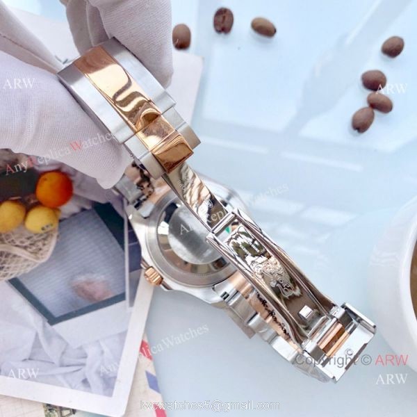 High Quality Rolex Yachtmaster Rose Gold Replica Watch 41mm 4