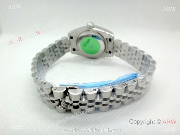 Copy Rolex Datejust 26mm Women Watch Stainless Steel Silver Dial 4