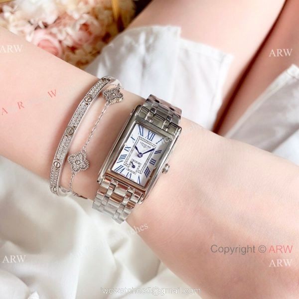 Longines Dolce Vita White Roman Dial Watches New Replica 4