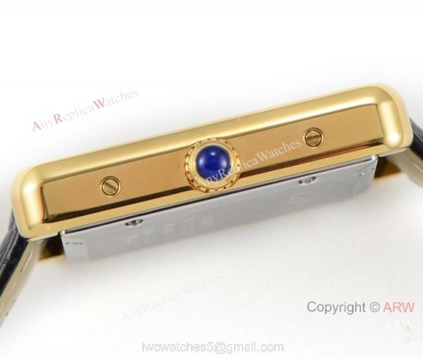 (ER) Swiss Grade Copy Cartier Tank Solo W5200027 Yellow Gold Watch 31mm 4