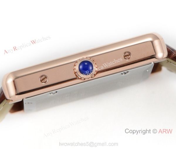 (ER) Cartier Tank Solo W5200027 Rose Gold Black Face Watch Swiss Grade 1 4