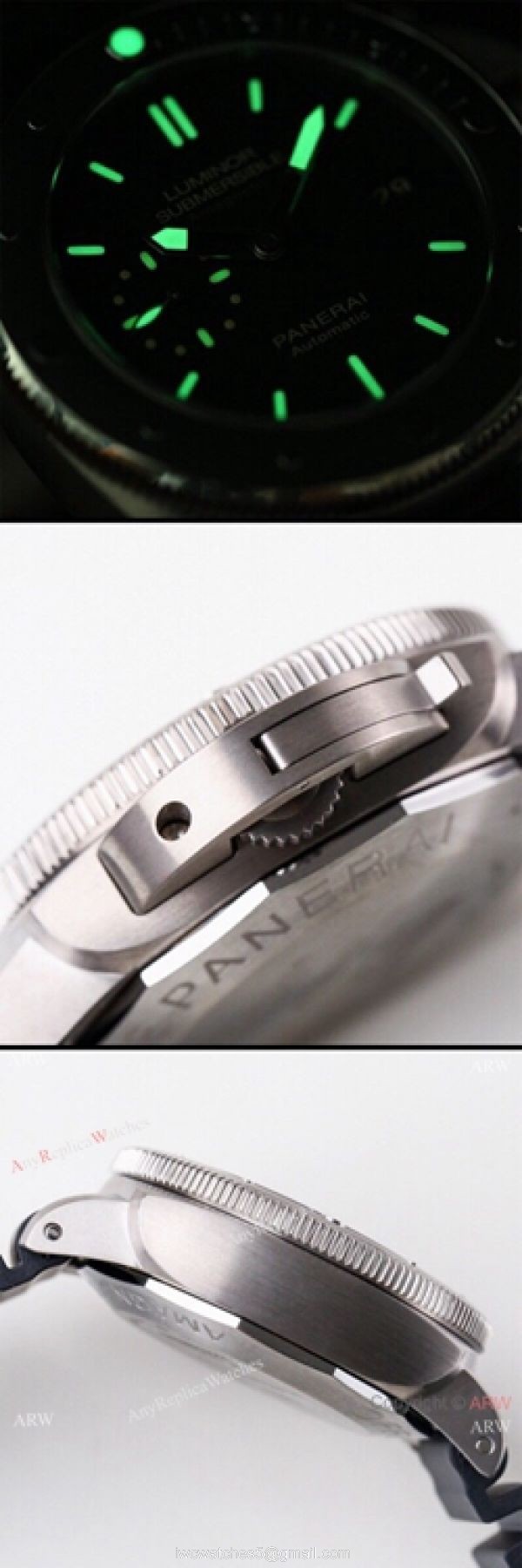 (VS) Swiss Panerai Luminor 1950 47 Submersible Titanium Watch Best Replica 4