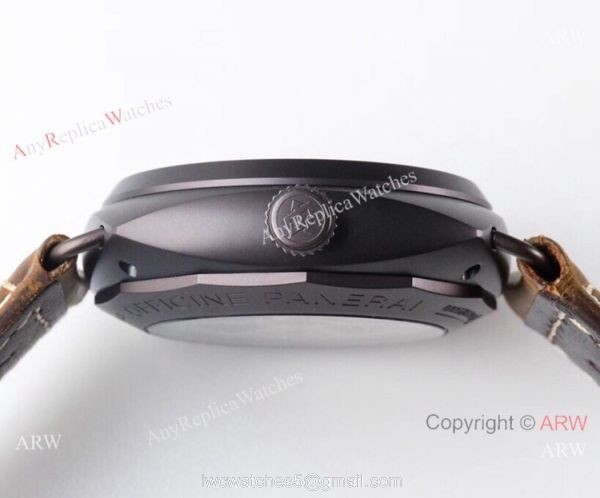 (VS) Swiss Copy Panerai Radiomir BLACK SEAL 45mm Watch Black PVD 4
