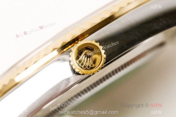 N9 Factory Copy Rolex Datejust Jubilee Gold Micro Face 39mm Watch ETA2836 4