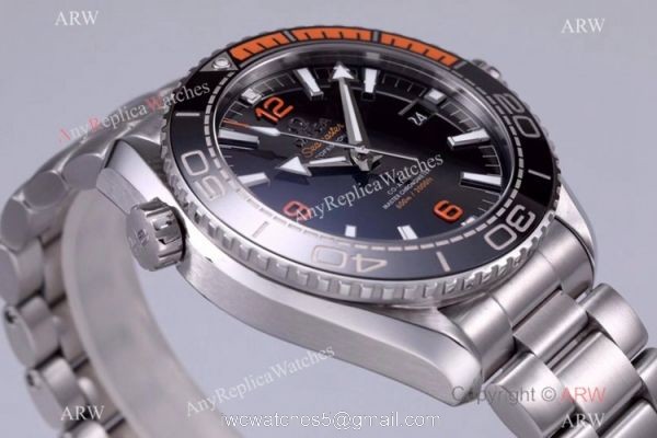 (VSF)Omega Seamaster Super Clone Planet Ocean 600M Watch Black and Orange Ceramic Bezel 4