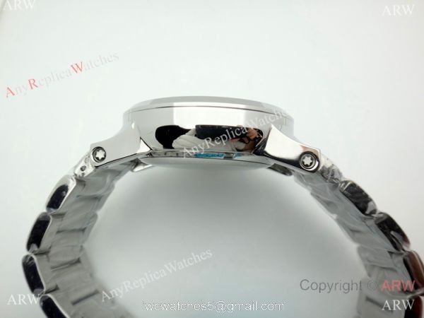 Mont Blanc Clone Timewalker Stainless Steel Black Dial Automatic watch 4