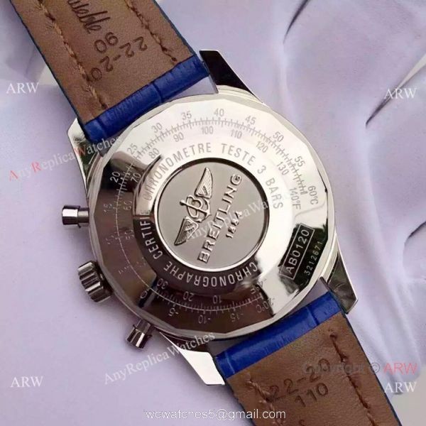 JF Factory Breitling Navitimer 01 Men Watch Blue Dial Two Tone 4