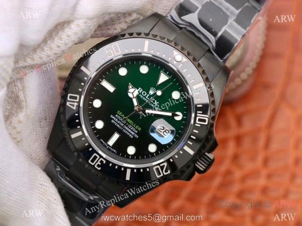 Swiss ETA2824 Rolex Sea Dweller 50th Anniversary Replica Watch D-Green Dial 43mm 4