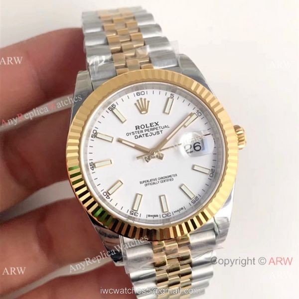 (EW) Replica Rolex Datejust ii 3235 Two Tone Jubilee Watch Swiss Grade One 4