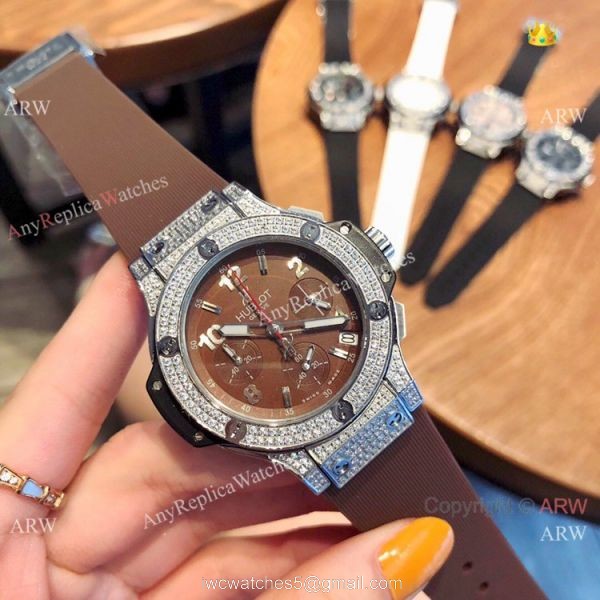 Buy Replica Hublot Big Bang Tutti Frutti SS Diamond Watches 40mm 4