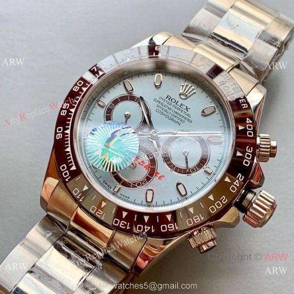 Copy Rolex Daytona 40 Stainless Steel Black Ceramic Bezel watches 4