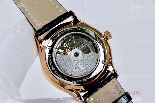 Low Price Patek Philippe Tourbillon Black Dial Watches Men 4