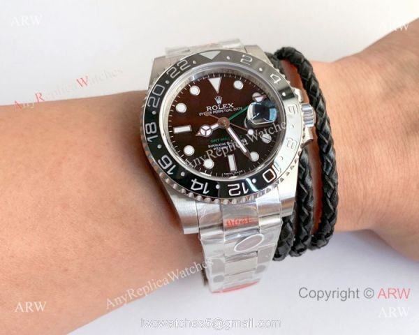 New Rolex GMT-Master II Stainless Steel 116710LN Noob 3135 Replica Watch (V10) 4