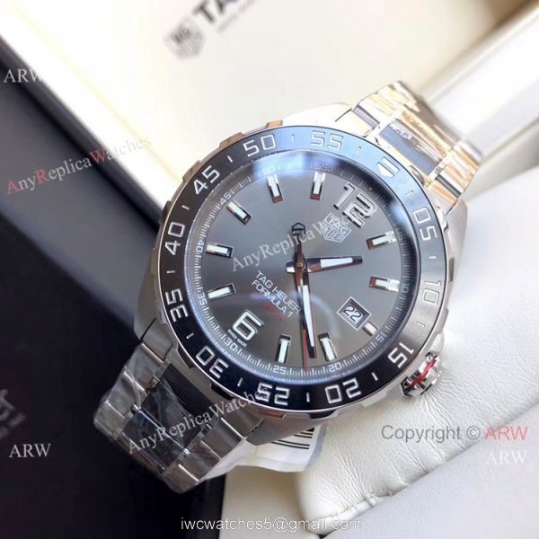Swiss Grade Copy TAG HEUER FORMULA 1 Calibre 5 Steel &038; Ceramic Strap Watch 4