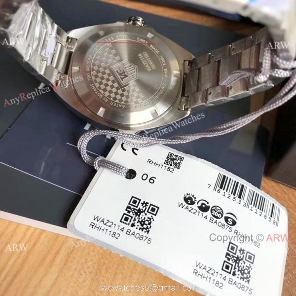 Swiss Replica Tag Heuer Formula 1 CALIBRE 5 White Dial Bracelet 2019 New 4