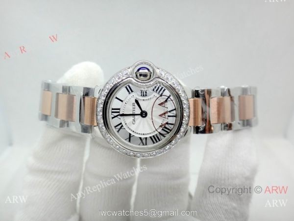 Best Replica Ballon Bleu de Cartier Watch Lady 28mm Quartz 4