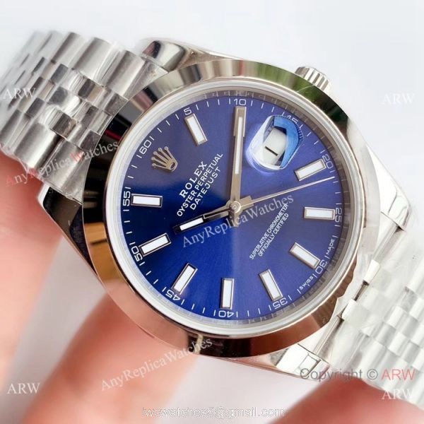NEW Upgraded Swiss Copy Rolex Datejust II Blue Dial Jubilee Watch (V3) 4