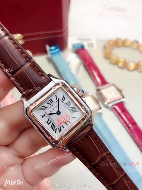 New Fake Cartier Panthere de Cartier Bracelet Two Tone Rose Gold 27mm 4