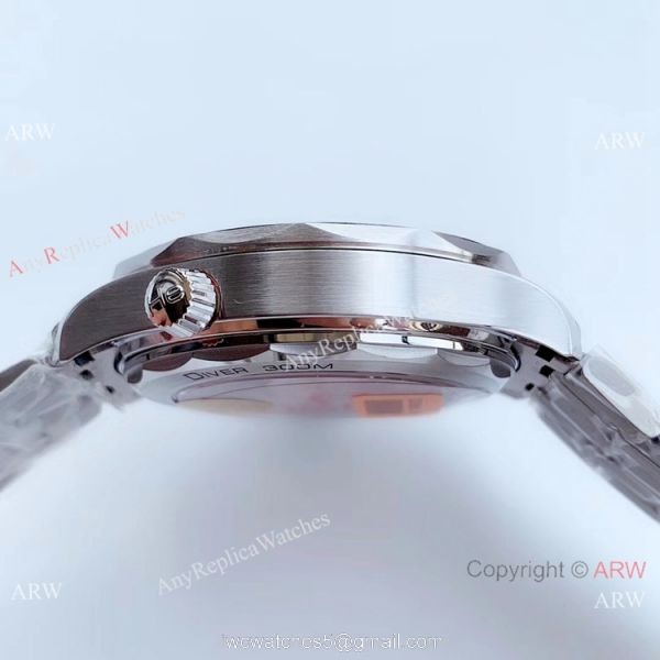 OM Factory Omega Diver 300M James Bond Stianless Steel Black Ceramic Watch Grade 1A Copy Omega 4