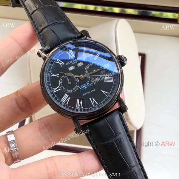 Copy Patek Philippe Grand Complications Watch Rose Gold 42mm 4