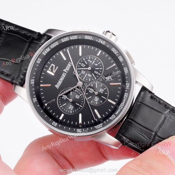Replica Audemars Piguet New Code 11.59 Collection SS Black Dial 4