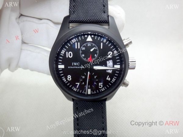 New Copy IWC Big Pilot Spitfire Automatic Watch Black Case 4