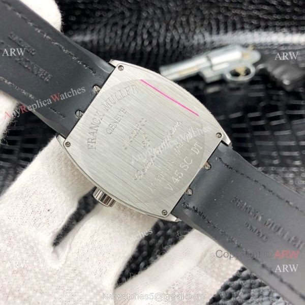 Franck Muller Vanguard Yachting V45 SC DT SS Diamond Watch New Replica 4
