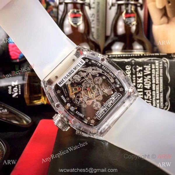 New Richard Mille RM 011-FM Skeleton Transparent Watch Best Replica Watches China Dealer 4