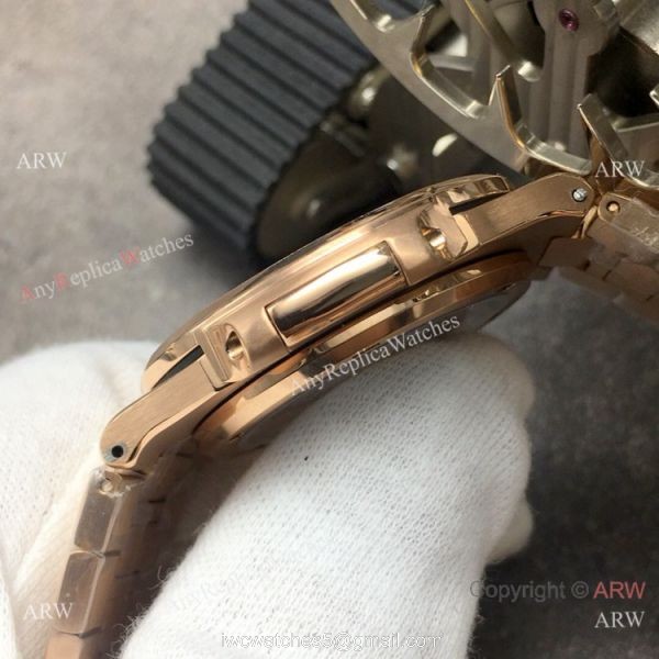 Swiss Copy Patek Philippe Nautilus GB Factory CAL.324 Watch Rose Gold 40mm 4