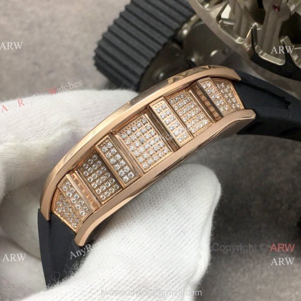 Swiss Richard Mille RM 052 Skull Rose Gold Watch Best Replica Watches China Dealer 4