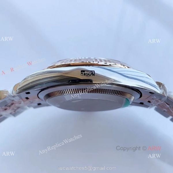 EW factory 3235 Rolex Datejust Black Diamond Dial Jubilee Watch 36mm 4