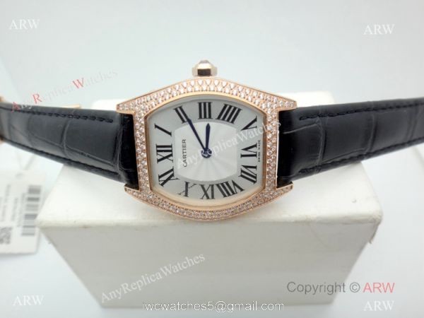 Tortue de Cartier Rose Gold Lady Watch Imitation Watches from China 4