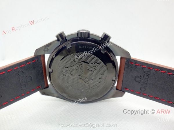 Japan Grade Omega Speedmaster Chrono PVD Case Watch / High Quality Replica Watches China 4