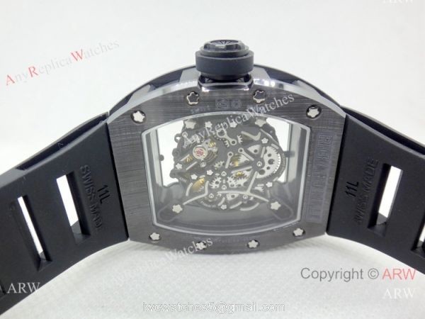 New Copy Richard Mille RM 055 Bubba Watson Watch Ceramic Case 4