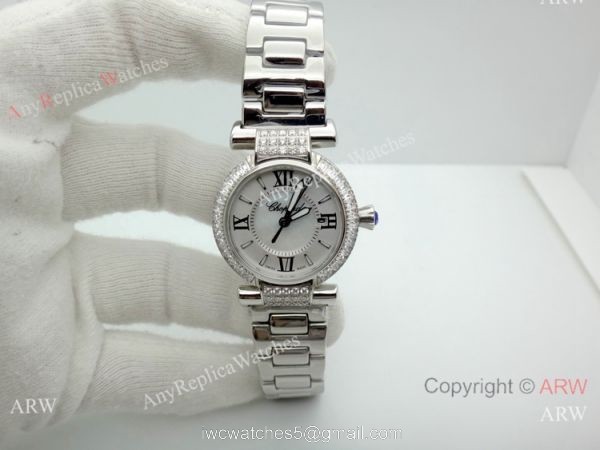 Copy Chopard Imperiale Womens Watch Stainless Steel Diamond 4