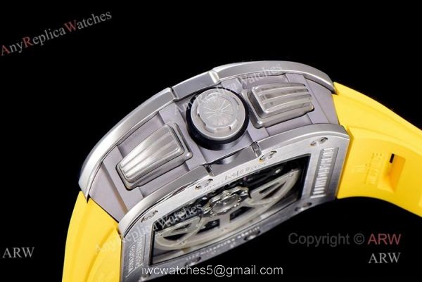 KV Factory Replica Richard Mille RM011-FM Black Kite Flyback Chronograph Watch 4