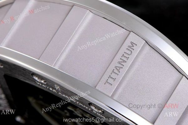 KV Factory Richard Mille RM 011 White Rubber Band Replica Watches For Men 4