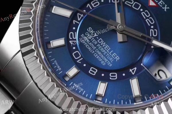 Noob Factory Replica Rolex Sky Dweller Blue Dial Automatic Watch 42mm 4
