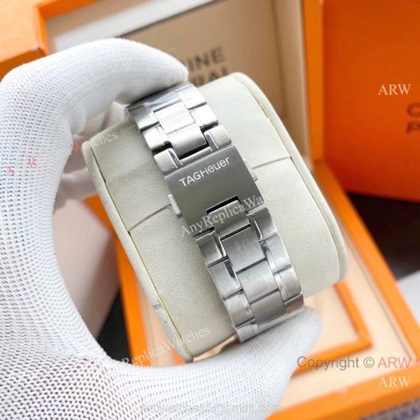 Copy Tag Heuer Carrera Cal 1887 Watch Stainless Steel White Face 4