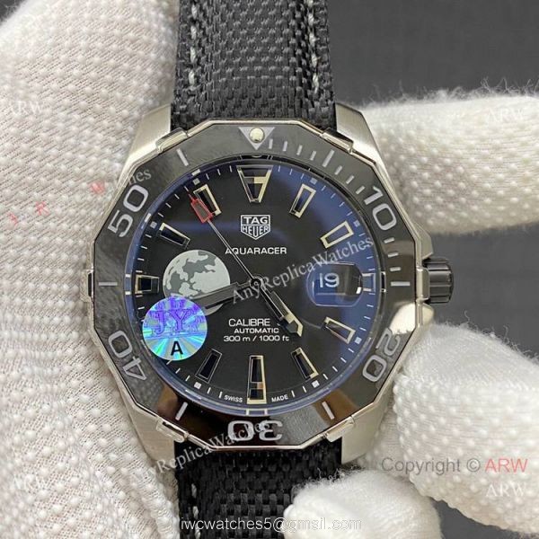 AAA Quality Copy Tag Heuer Aquaracer Calibre 5 White Dial Watches 43mm 4