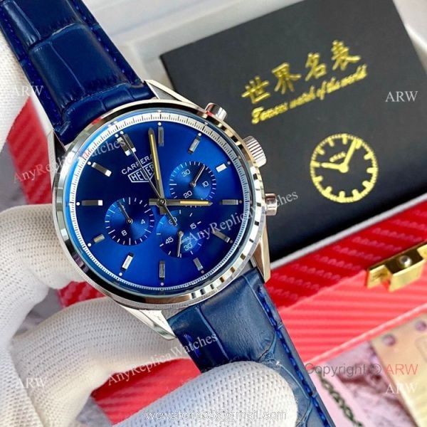 High Quality Copy Tag Heuer Carrera Rose Gold Watches Men 4