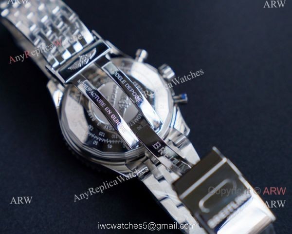 Swiss Replica Breitling Old Navitimer Stainless Steel Watch 7750 Movement 4
