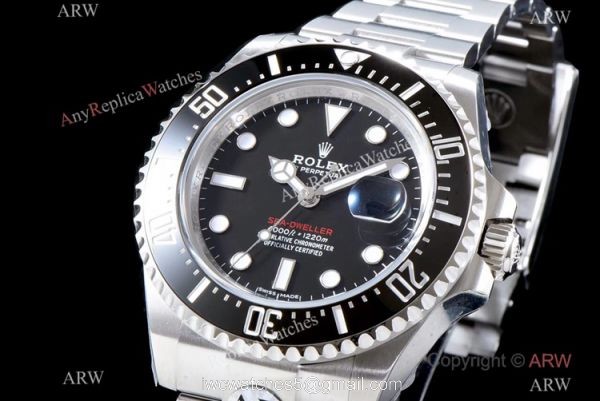 1:1 Replica Rolex Sea-Dweller ARF V3 ETA2824 Stainless Steel Watch 43MM 4