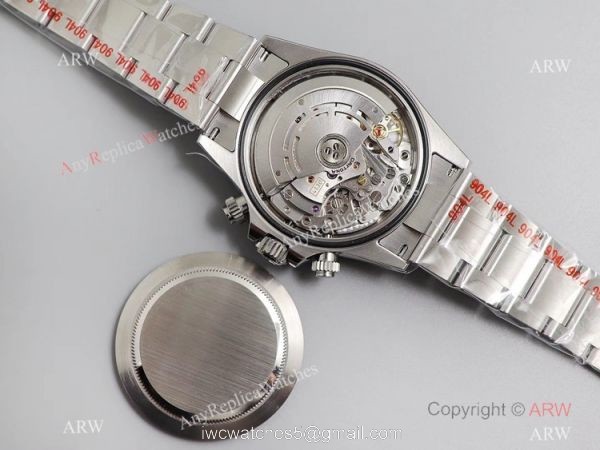Noob V3 Rolex Daytona Stainless Steel Black Ceramic Watch AAA Replica 4