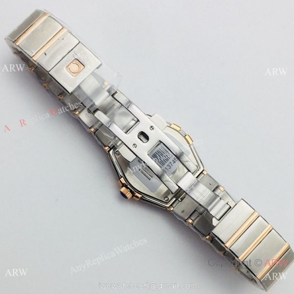(VS) Omega Constellation Two Tone Rose Gold 27mm Watch with Quartz Movement 4