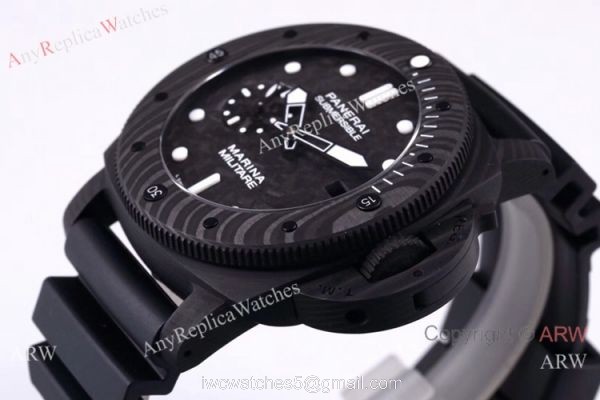 (VS) Swiss Panerai Submersible Marina Militare Carbotech Watch PAM 979 VS Factory Best Replica Edition 4
