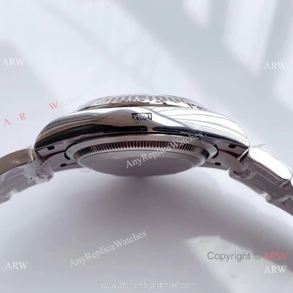 Swiss Copy Rolex Datejust 36mm SS Grey Dial Watch Rolex EW Factory 3235 316L Steel 4