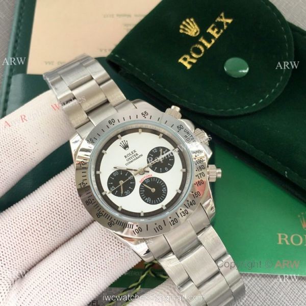 High Quality Rolex Rolex Paul Newman Replica Watch 40mm Stainless Steel Panda Face 4
