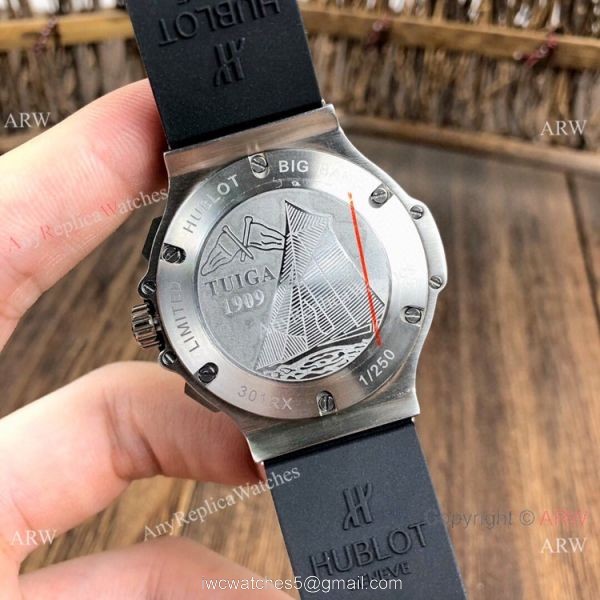 Hublot Big Bang Evolution 36mm Lady Watches Diamond Case Blue Dial 4