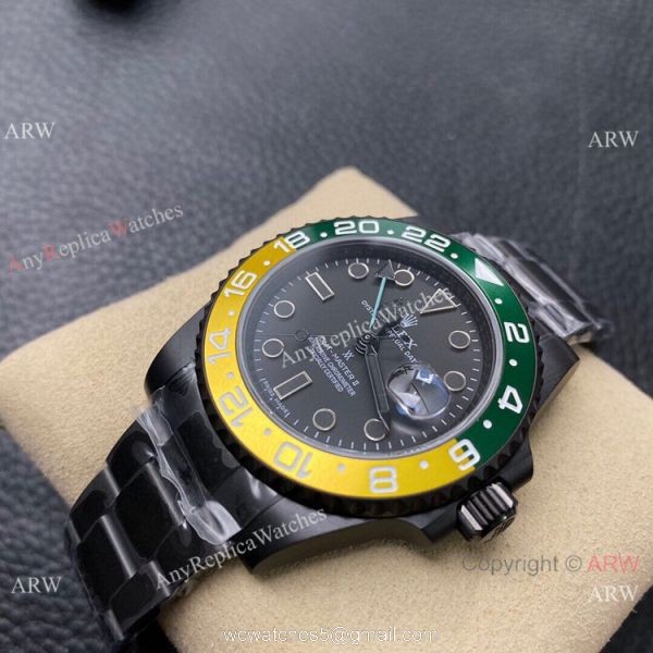 KS Factory Swiss Rolex GMT Master II Swiss ETA Watch GreenYellow Ceramic 4